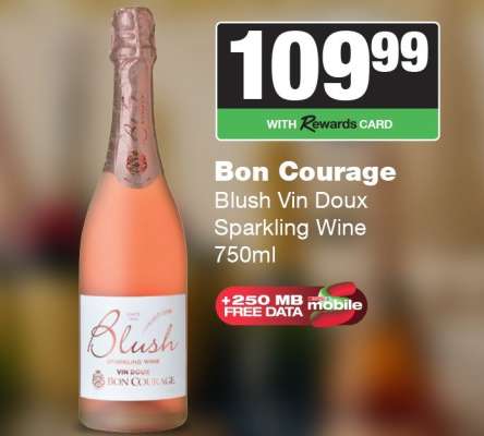 Bon Courage Blush Vin Doux Sparkling Wine