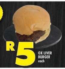 OX LIVER BURGER