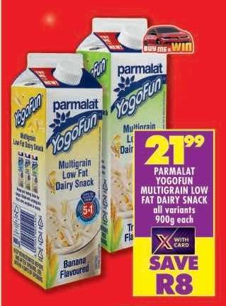 Parmalat YogoFun Multigrain Low Fat Dairy Snack