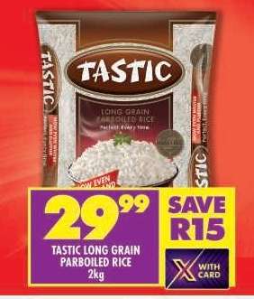 Tastic Long Grain Parboiled Rice