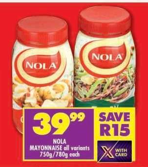 Nola Mayonnaise All Variants