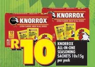 KNORROX ALL-IN-ONE SEASONING SACHETS 10x15g per pack