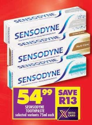 SENSODYNE TOOTHPASTE
