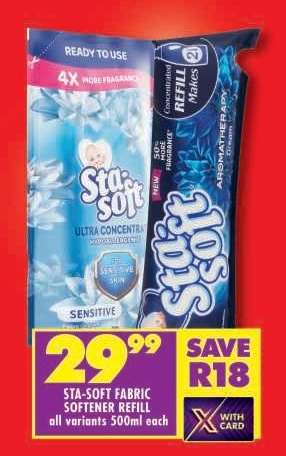 STA-SOFT FABRIC SOFTENER REFILL
