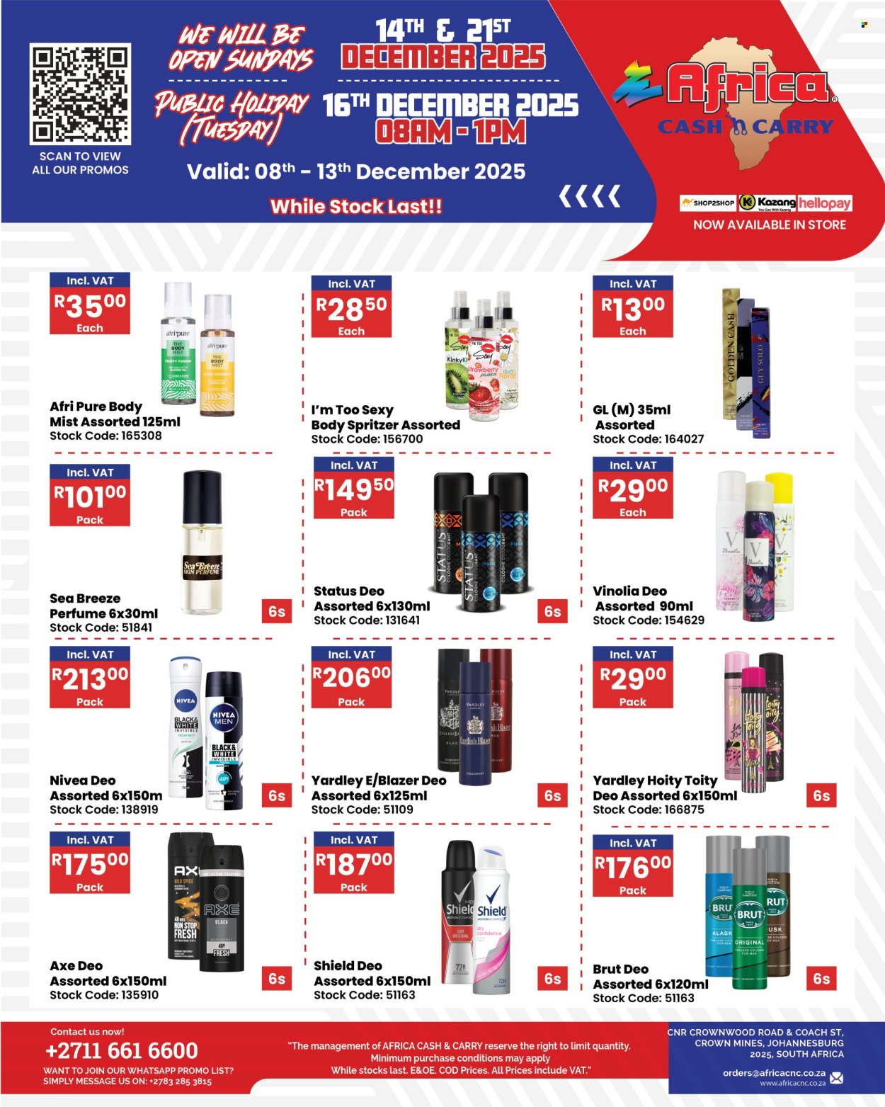 Africa Cash & Carry specials - 08/12/2025 - 13/12/2025. Page 1