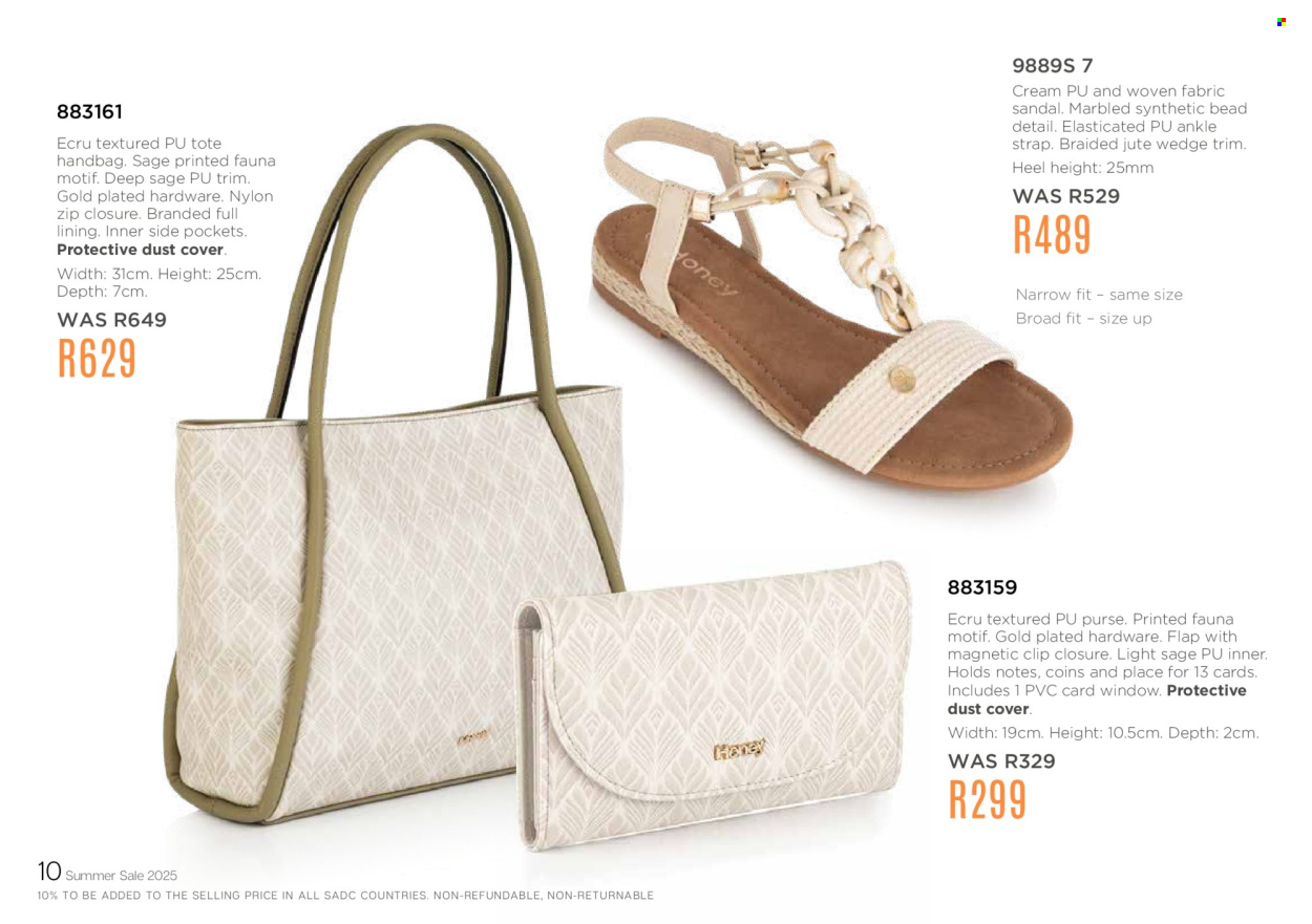 Honey specials. Page 12