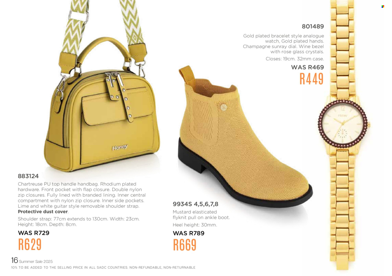 Honey specials. Page 18