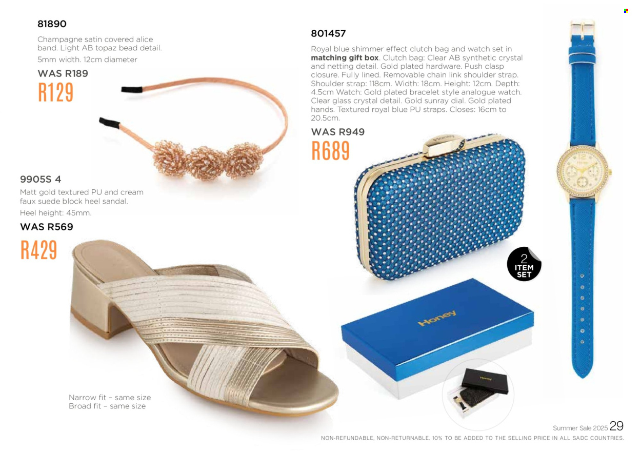 Honey specials. Page 31