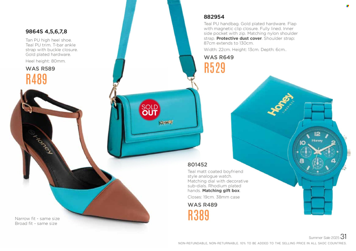 Honey specials. Page 33