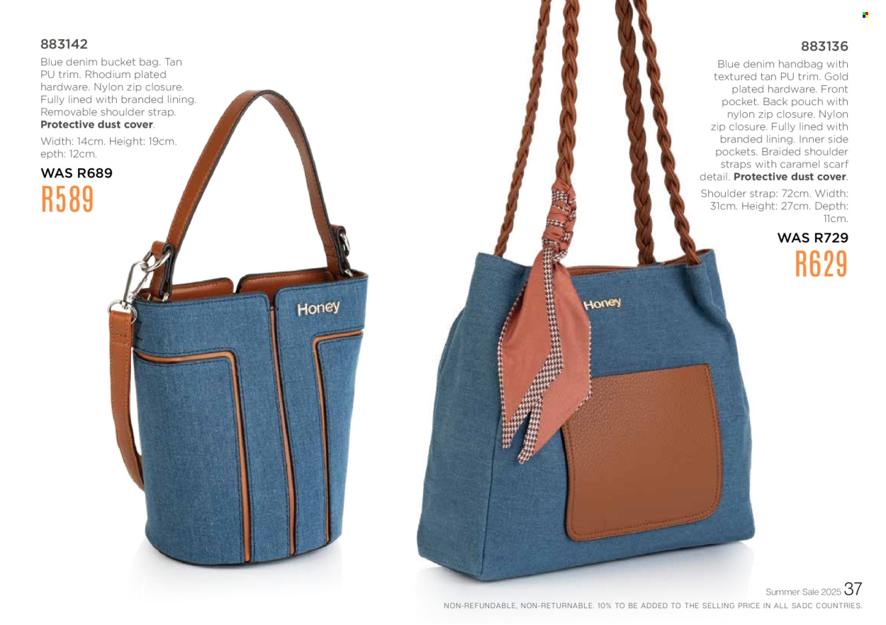 Honey specials. Page 39