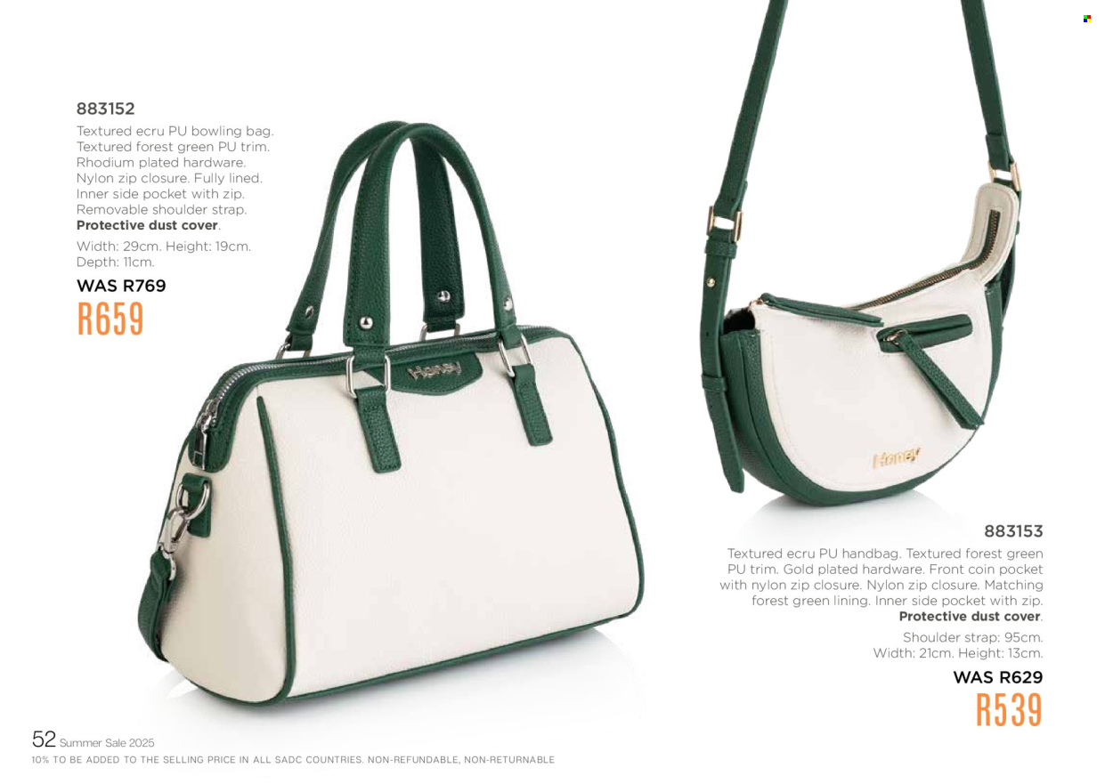 Honey specials. Page 54