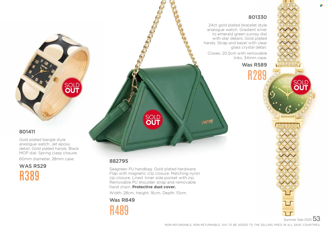 Honey specials. Page 55