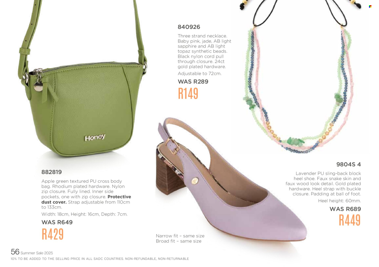 Honey specials. Page 58