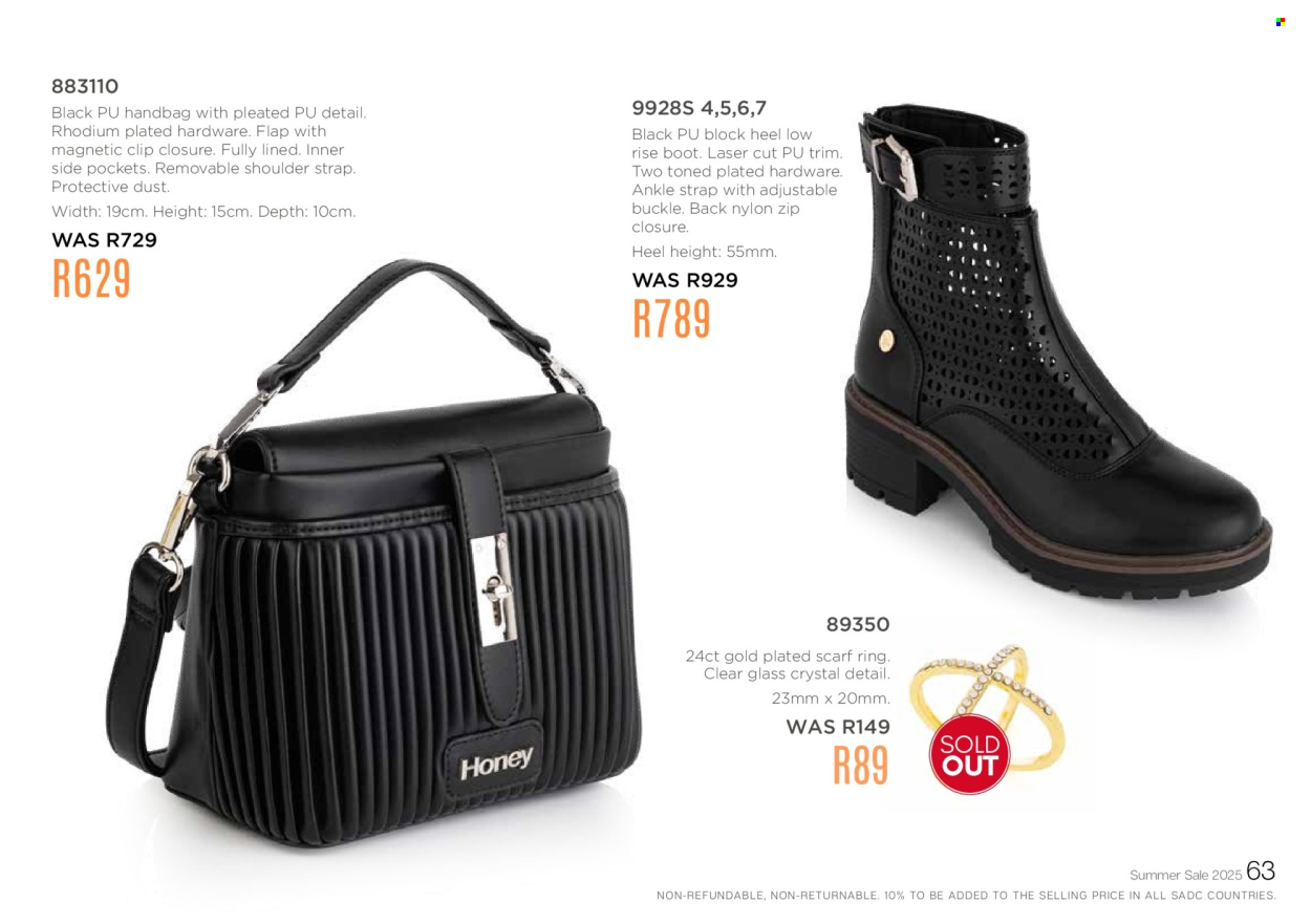 Honey specials. Page 65