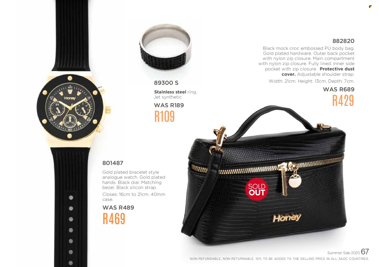 Honey specials. Page 69