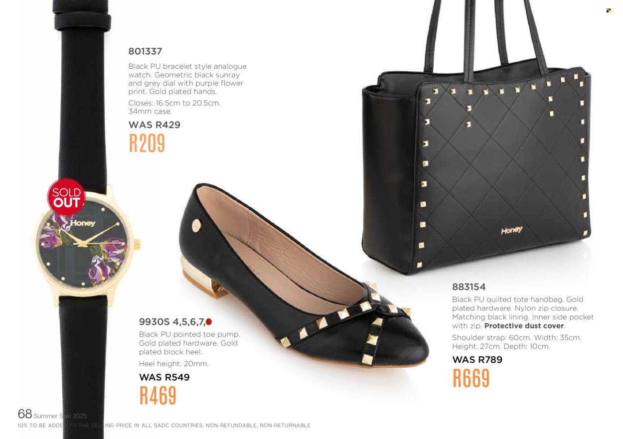 Honey specials. Page 70