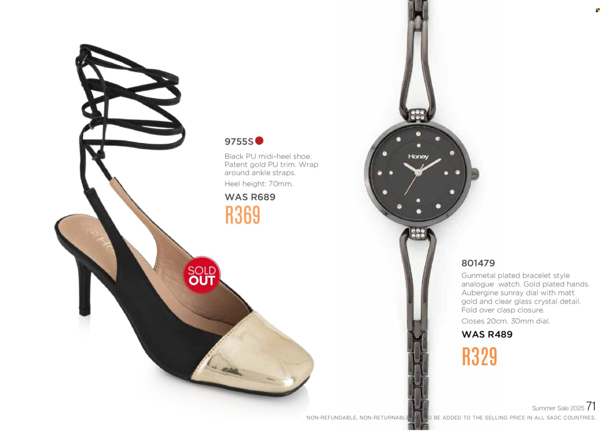 Honey specials. Page 73