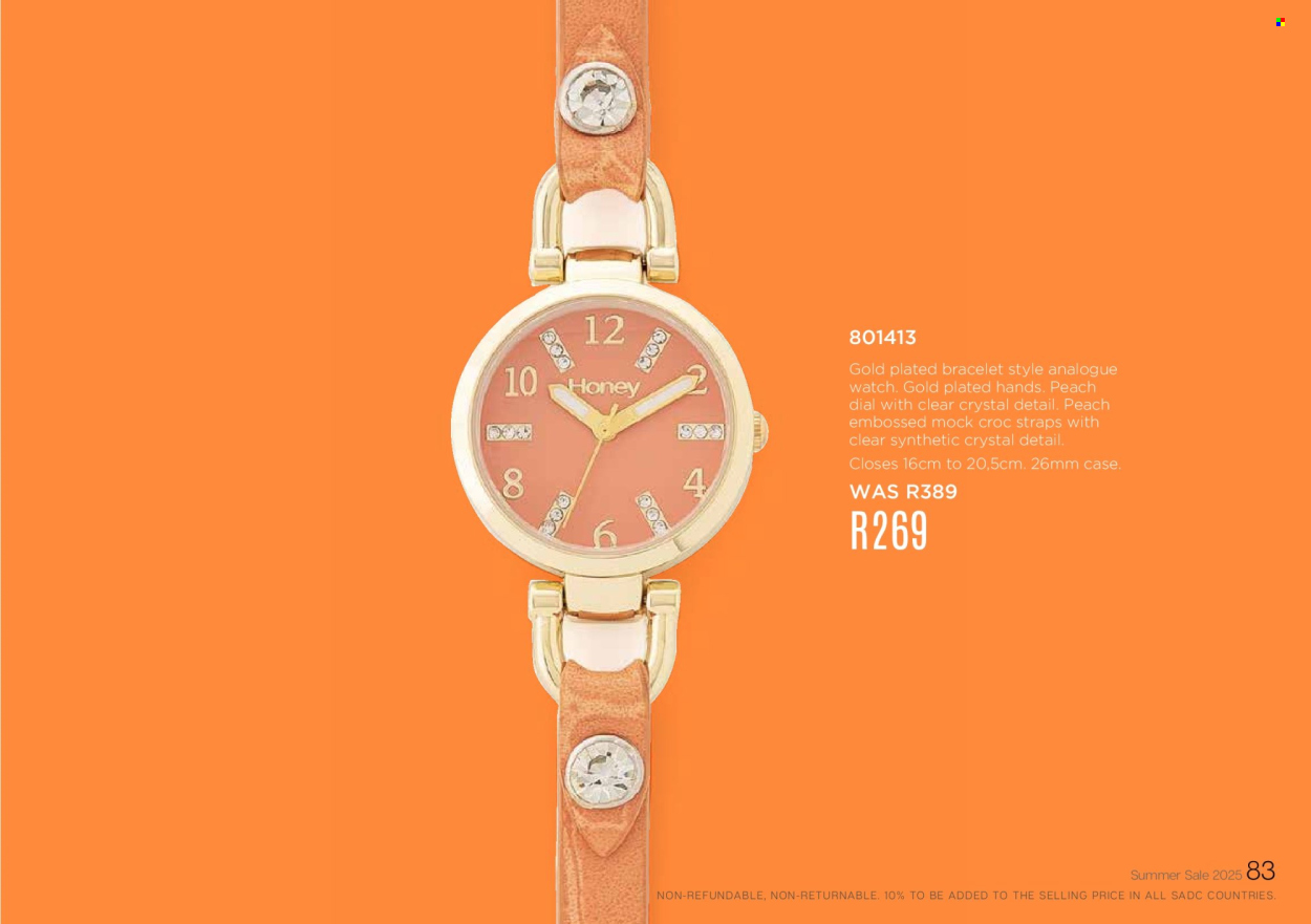 Honey specials. Page 85