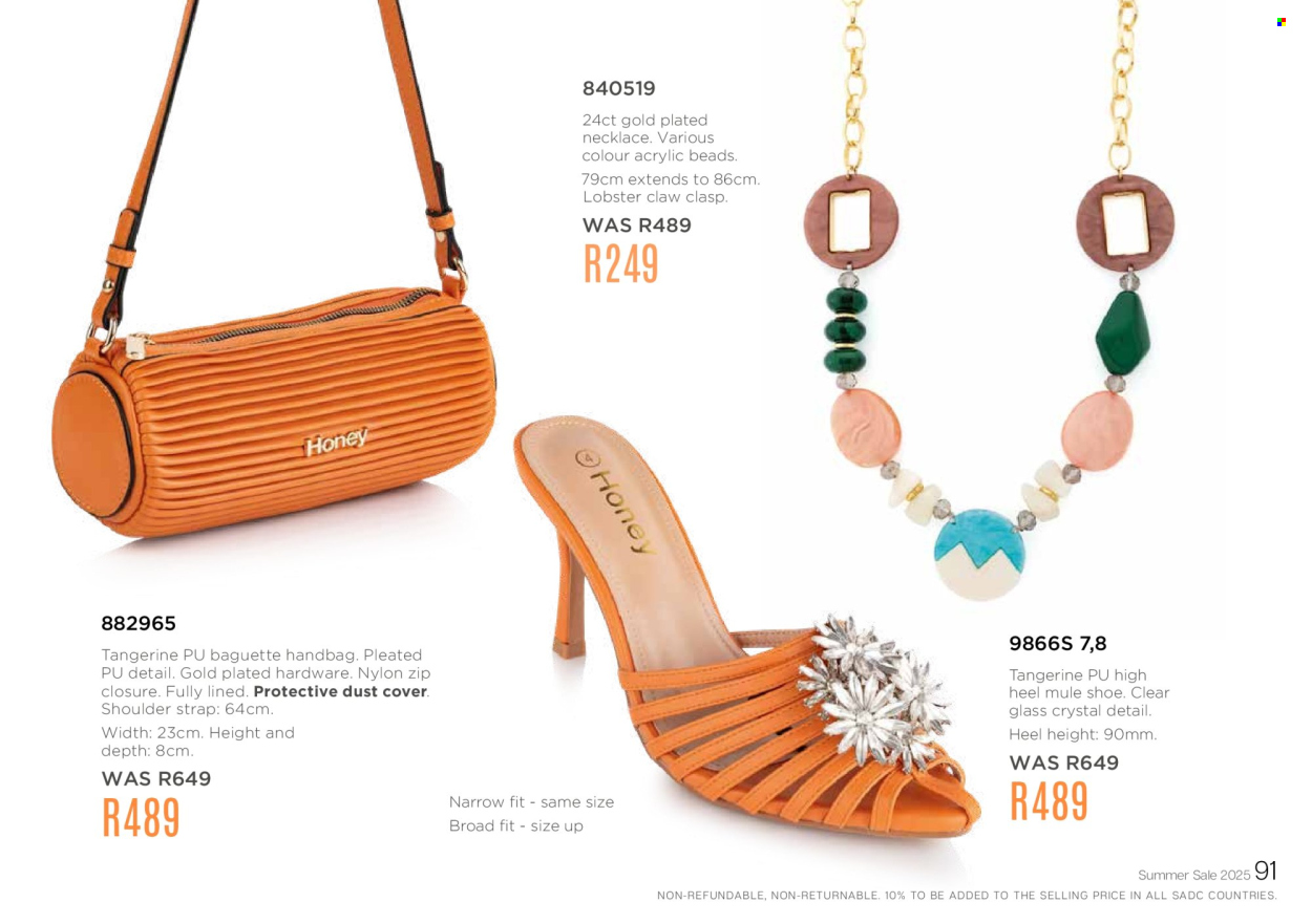 Honey specials. Page 93