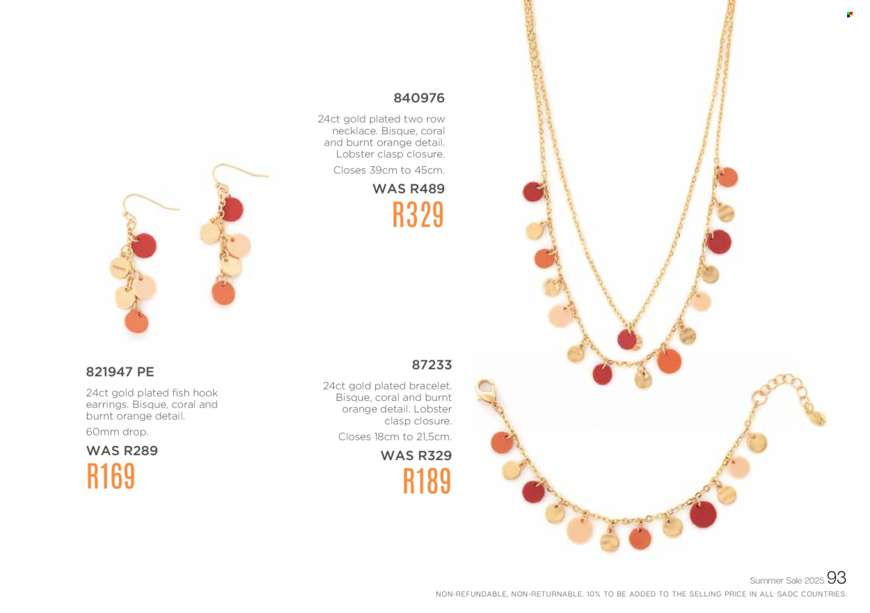 Honey specials. Page 95