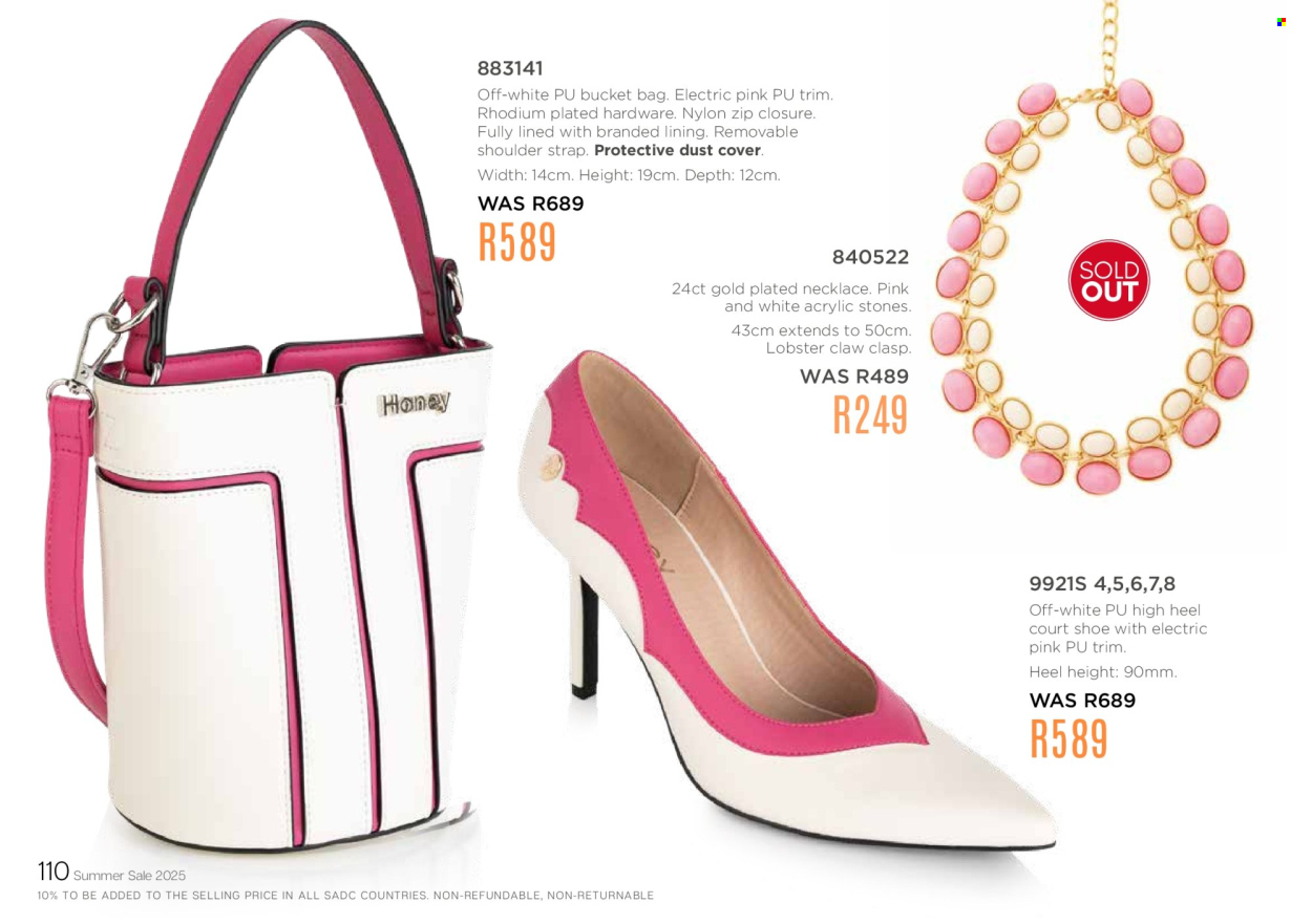 Honey specials. Page 112