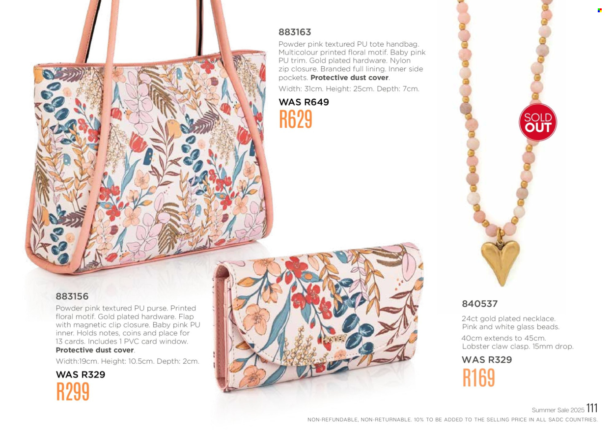 Honey specials. Page 113