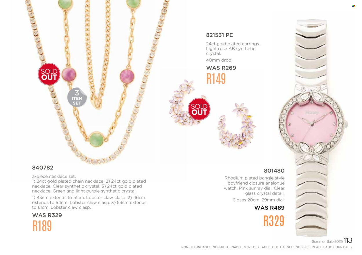 Honey specials. Page 115