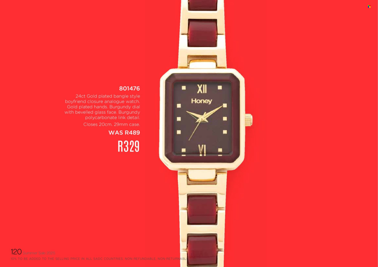 Honey specials. Page 122