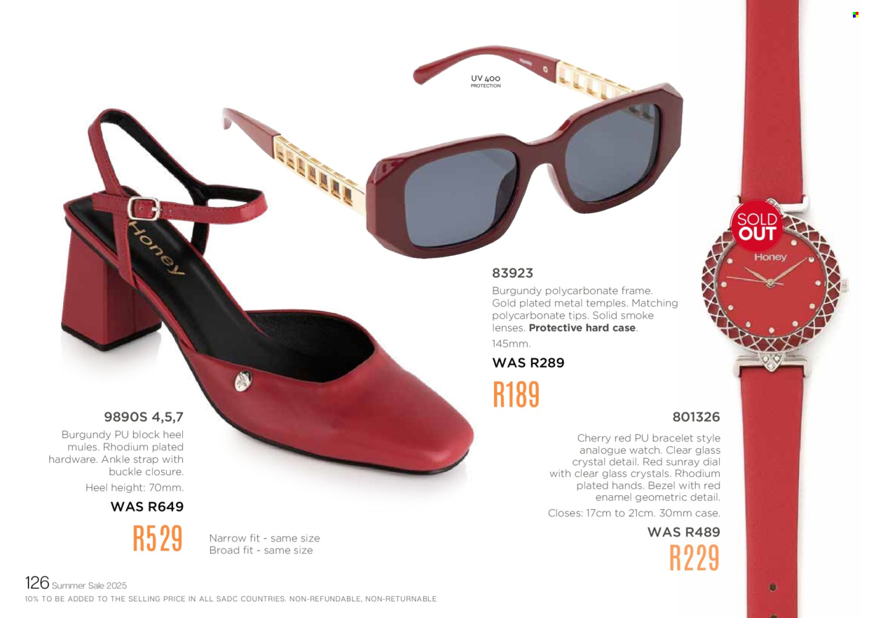 Honey specials. Page 128