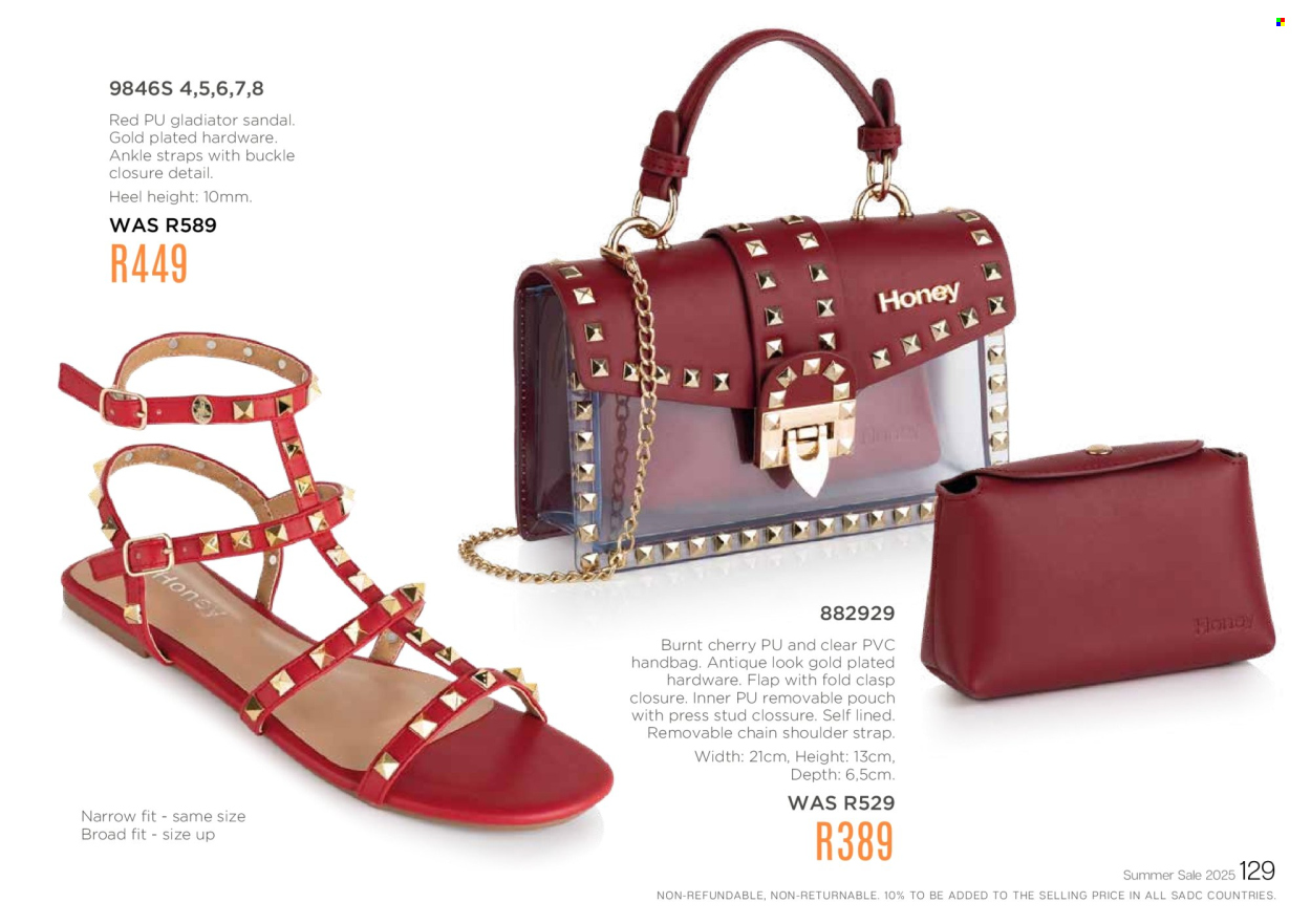 Honey specials. Page 131