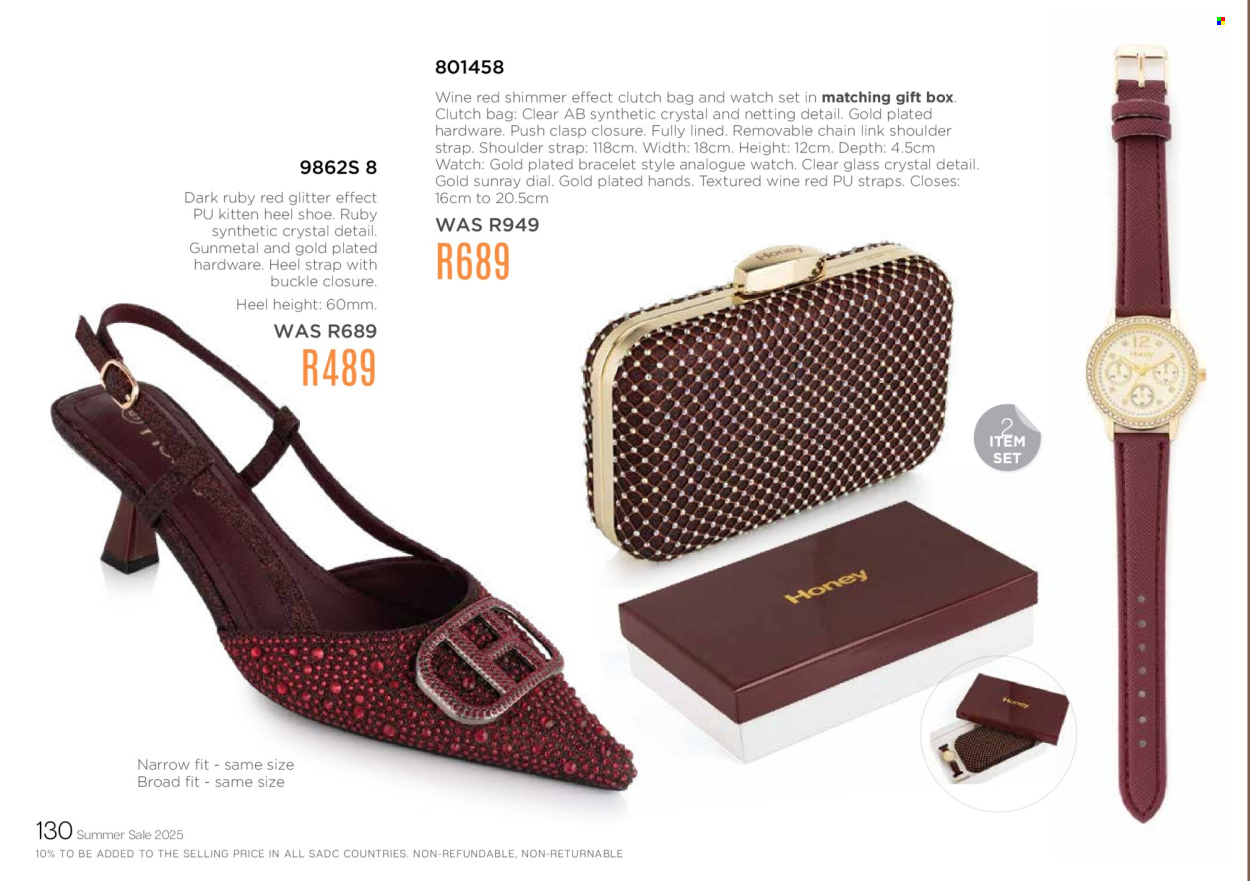 Honey specials. Page 132