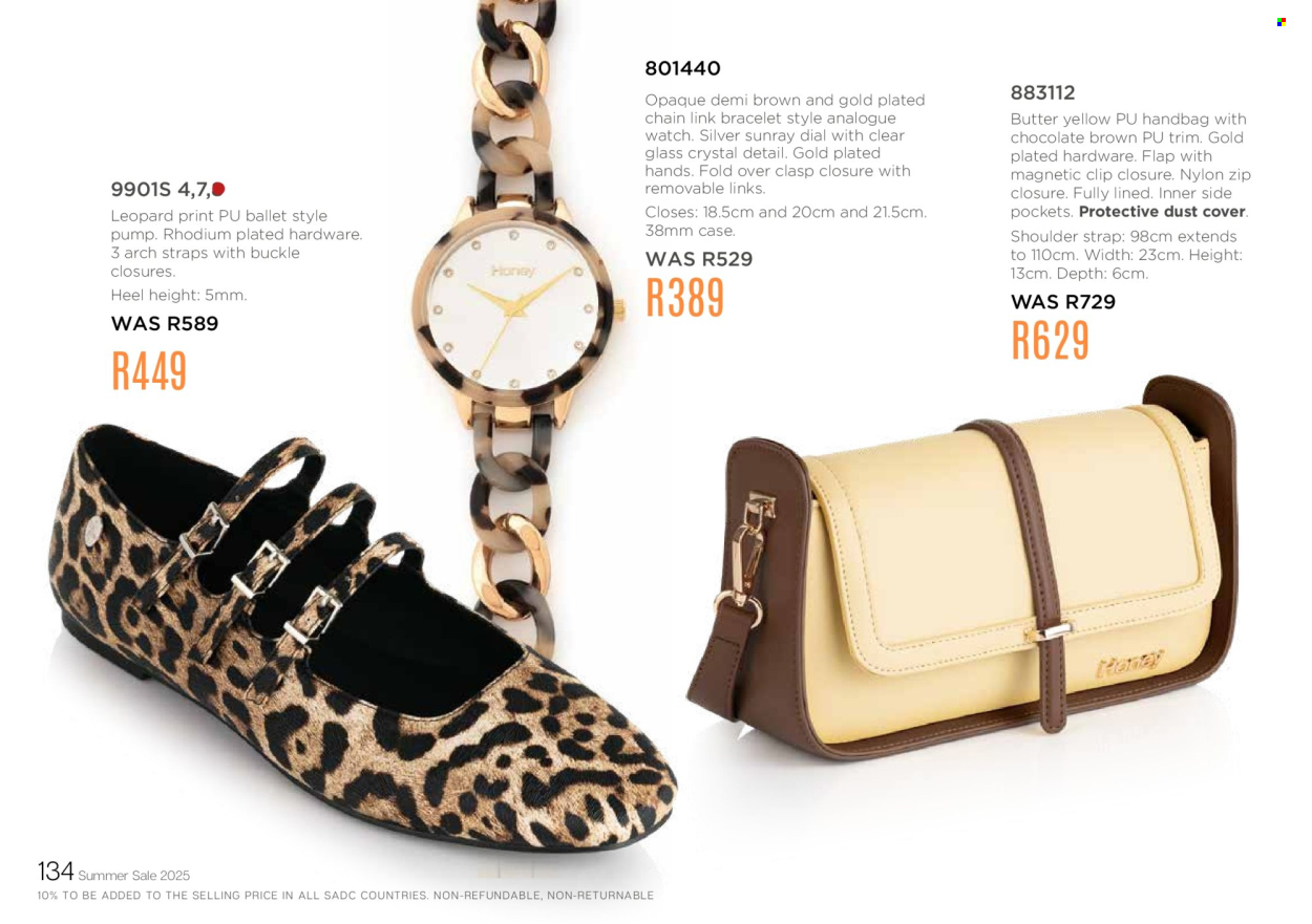 Honey specials. Page 136