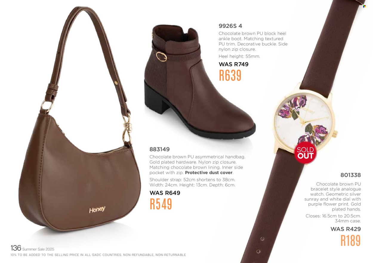 Honey specials. Page 138