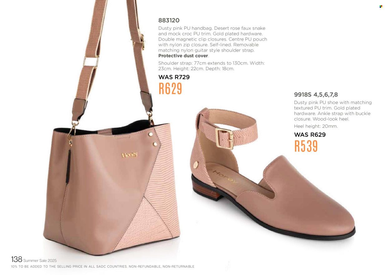 Honey specials. Page 140