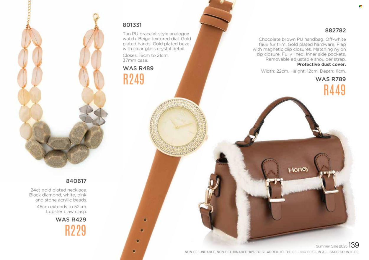 Honey specials. Page 141