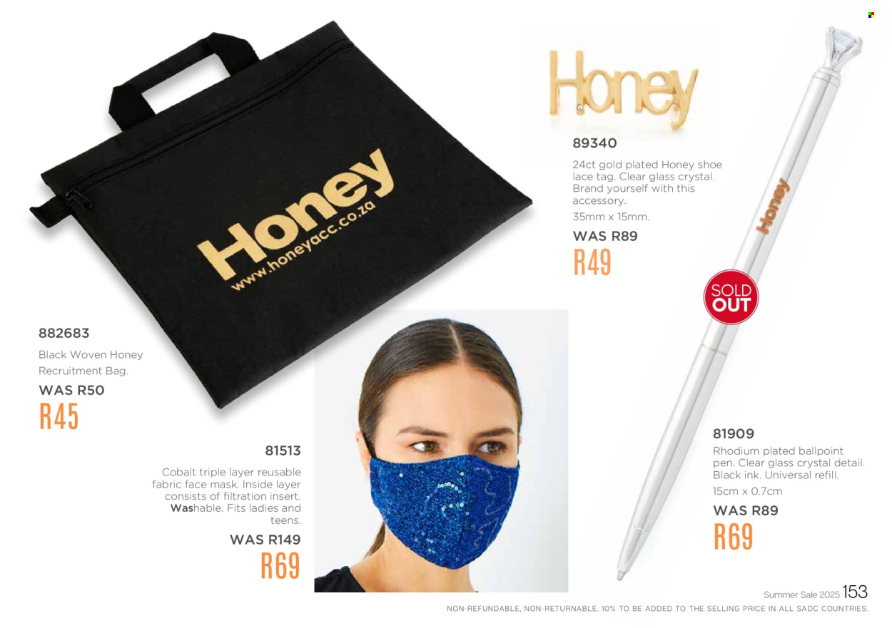 Honey specials. Page 155