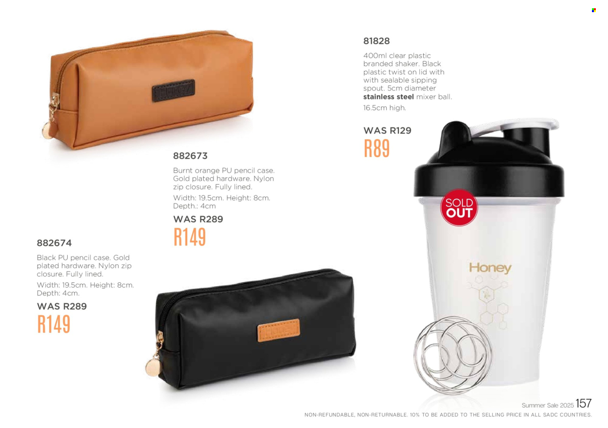 Honey specials. Page 159