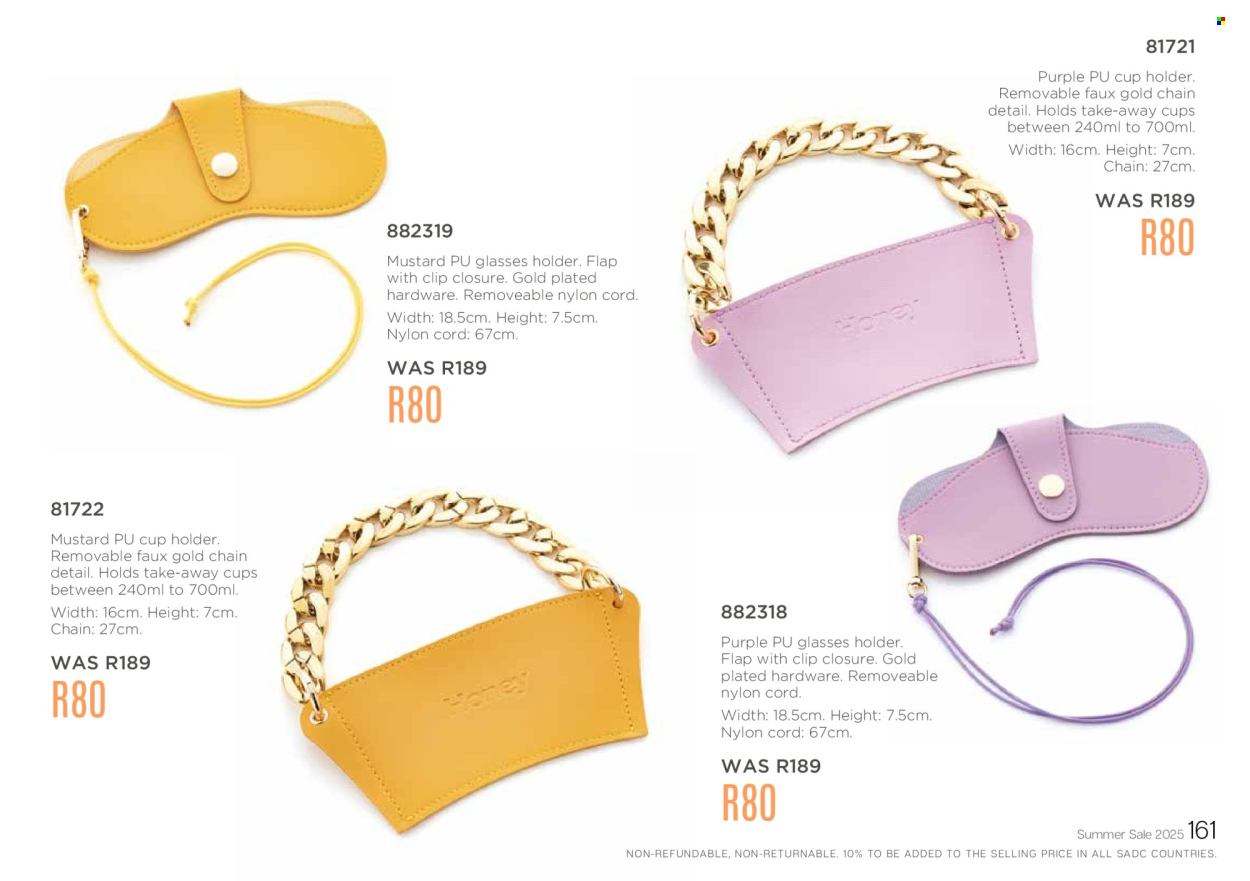 Honey specials. Page 163