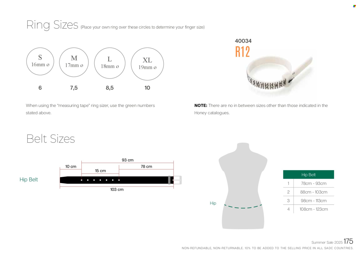 Honey specials. Page 177