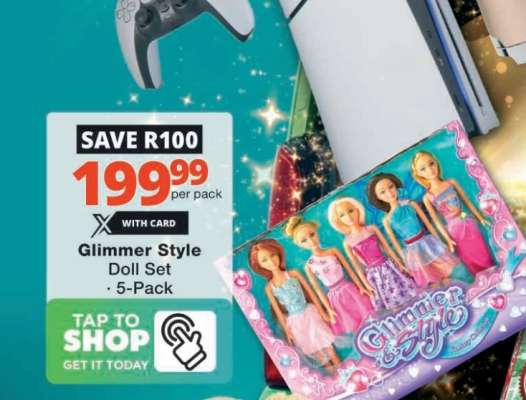 Glimmer Style Doll Set 5-Pack