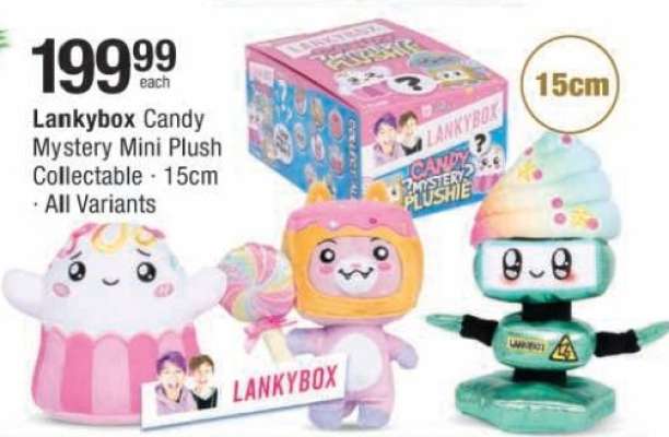 Lankybox Candy Mystery Mini Plush Collectable