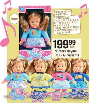 Nursery Rhyme Doll - All Variants