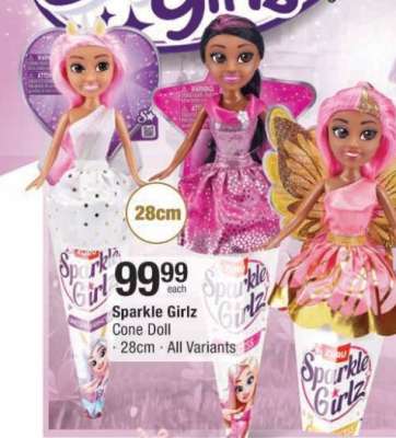 Sparkle Girlz Cone Doll