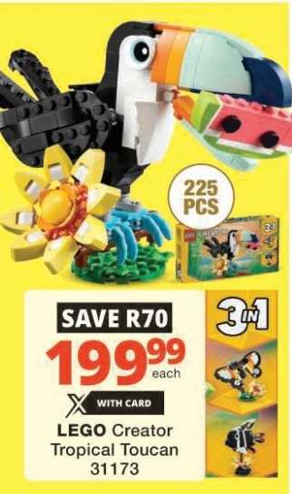LEGO Creator Tropical Toucan 31173