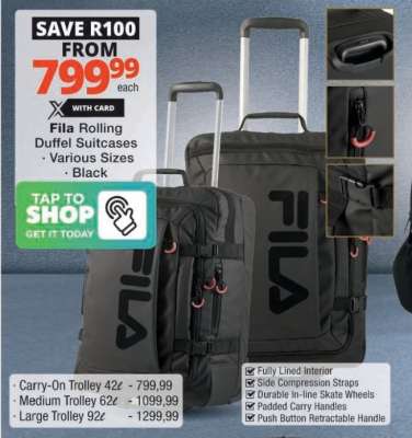 Fila Rolling Duffel Suitcases
