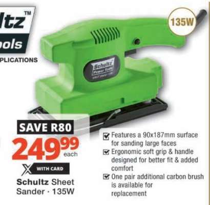 Schultz Sheet Sander - 135W