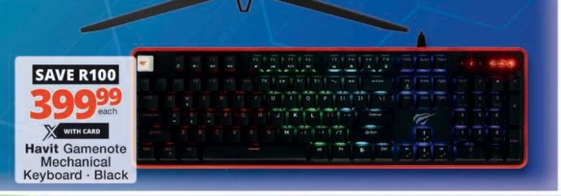 Havit Gamenote Mechanical Keyboard - Black