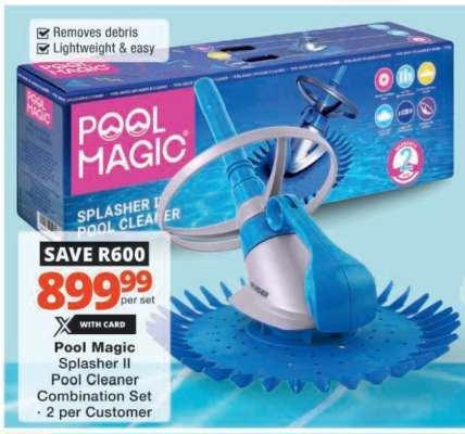 Pool Magic Splasher II Pool Cleaner Combination Set