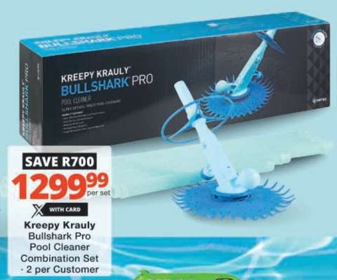 Kreepy Krauly Bullshark Pro Pool Cleaner Combination Set