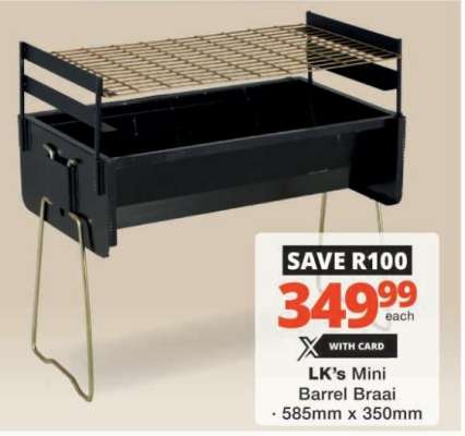 LK's Mini Barrel Braai